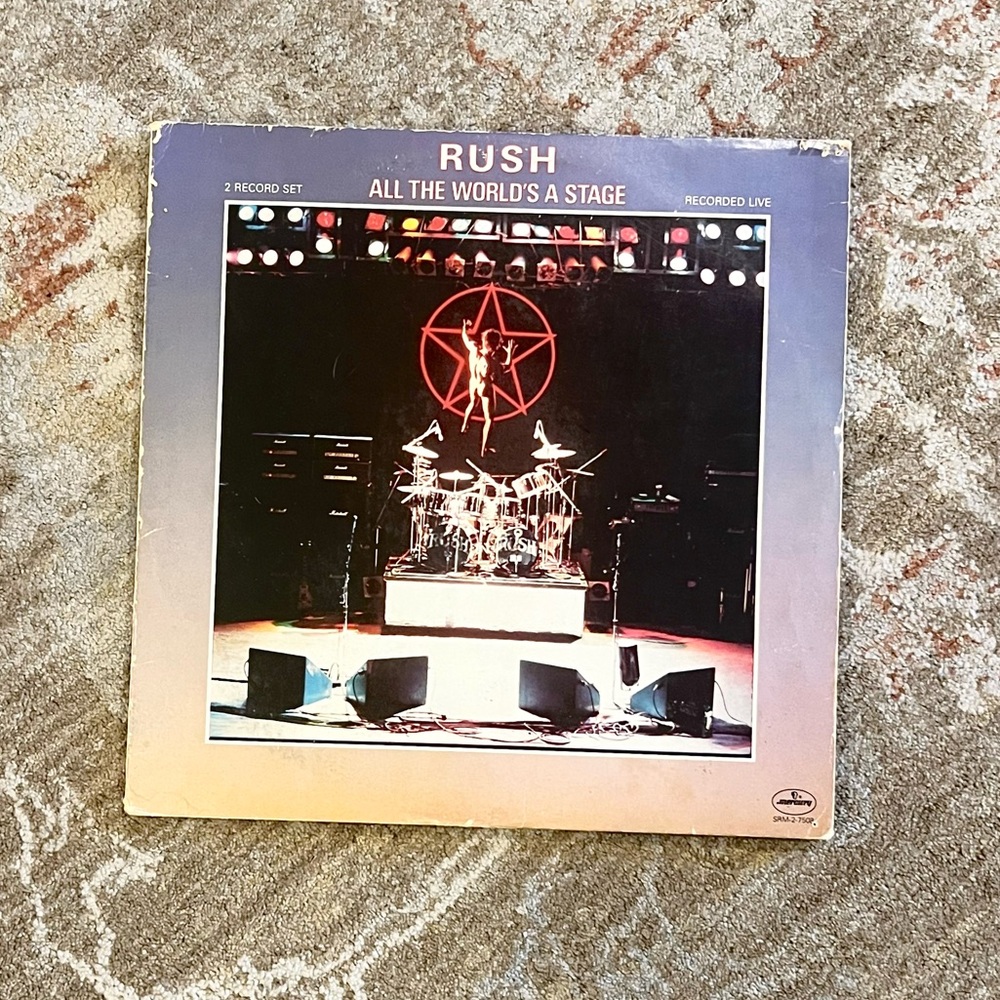Vintage Rush Album All the Worlds a Stage 2 record set